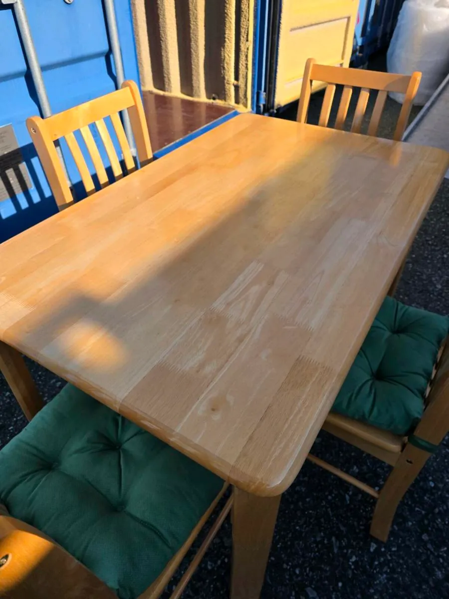 Table and 4 Chairs - Image 2