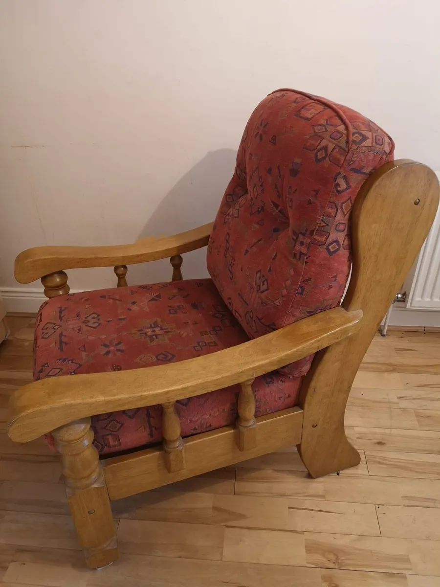 2 Arm Chairs for conservatory - Image 1