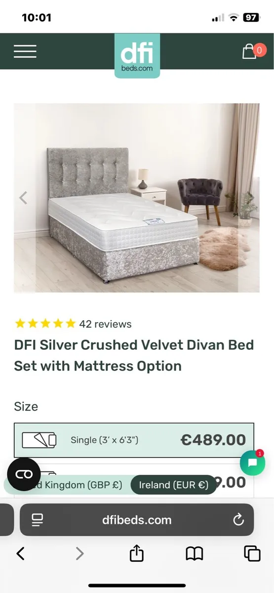 Single bed Brand new