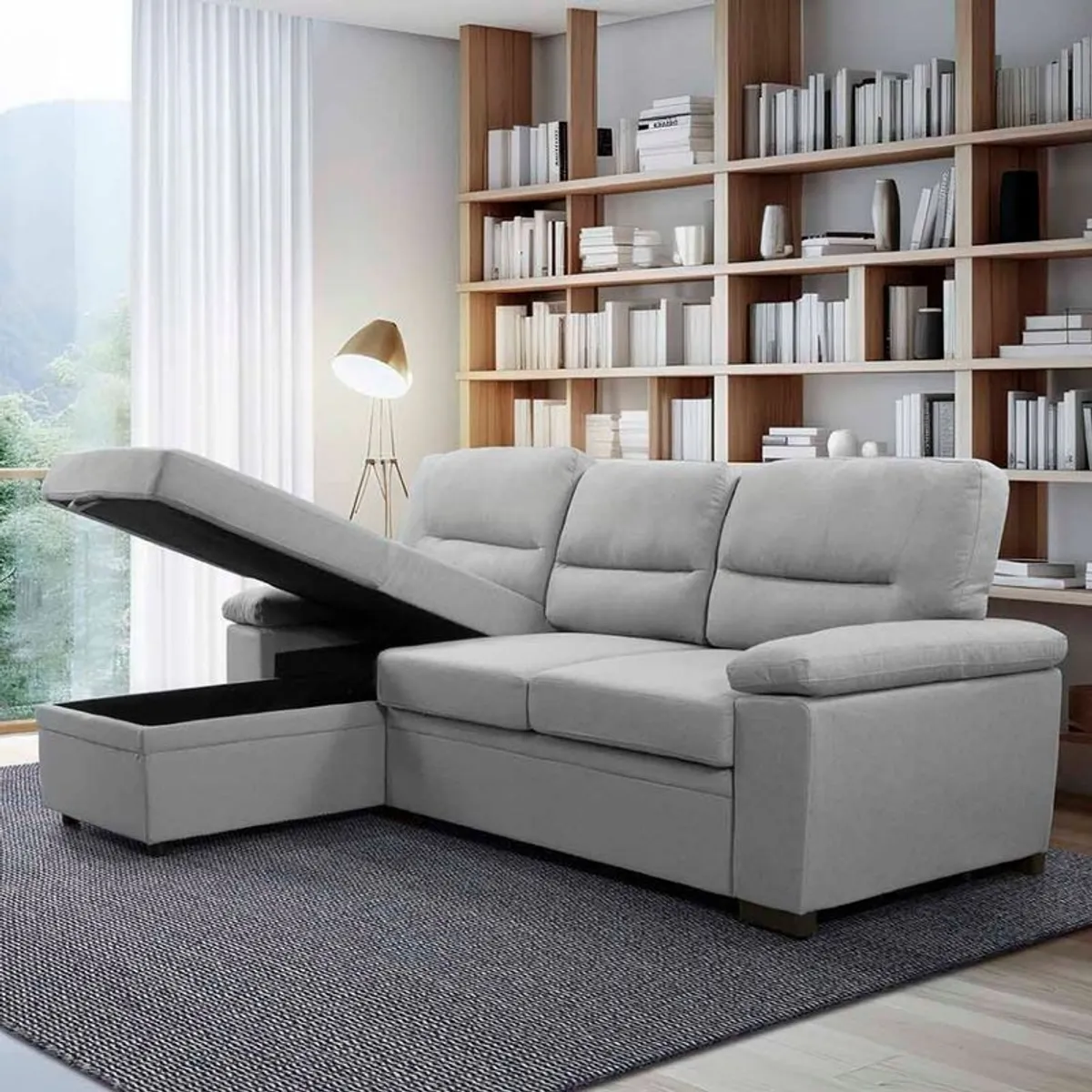 Pull Out Corner Sofa Bed - Comfort, Storage & Style in One - Image 1