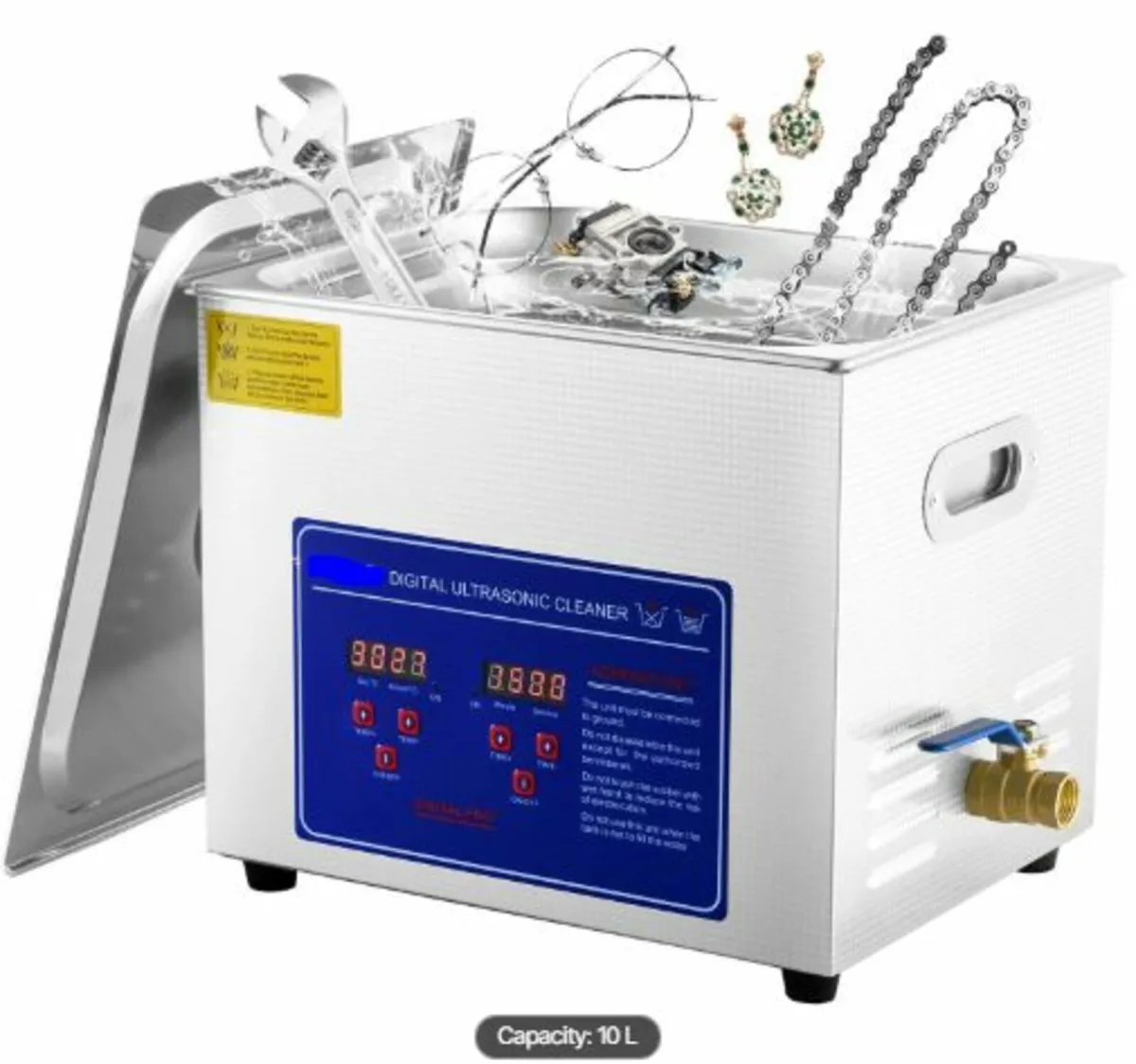 Professional Ultrasonic Cleaner, 10 L Ultrasonic - Image 1