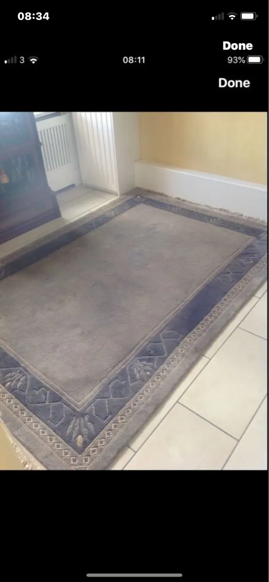 Hand Made Nepalese Large Floor Rug - Image 1