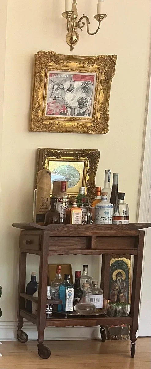 Mid century drinks trolley - Image 2