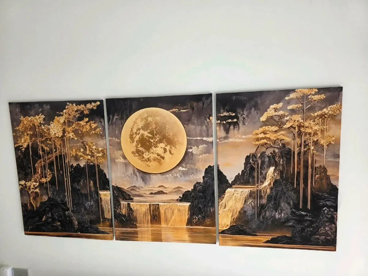 3 canvas 45x65cm each - Image 1