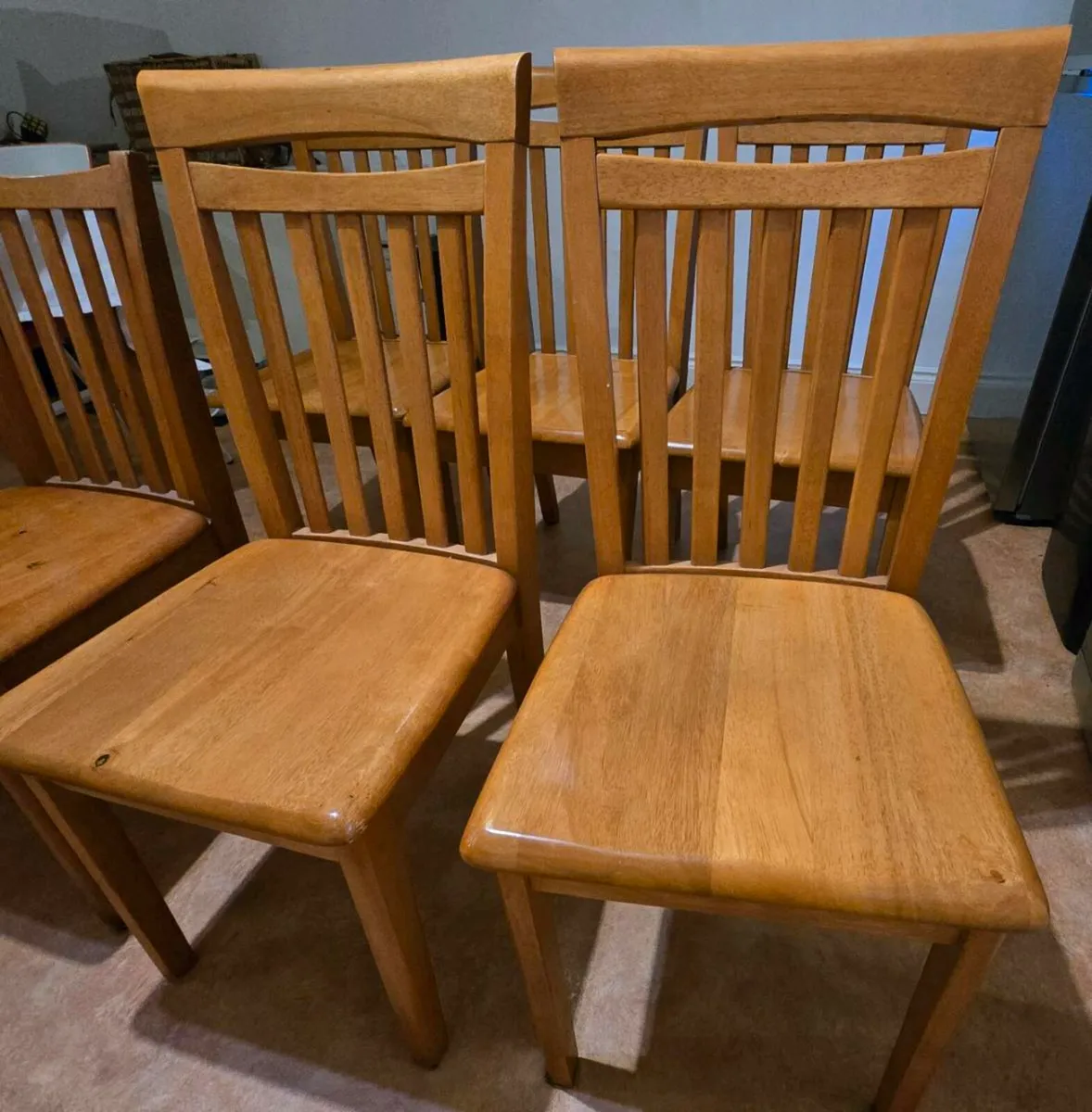 6 Wooden Chairs - Free to Collect - Image 1