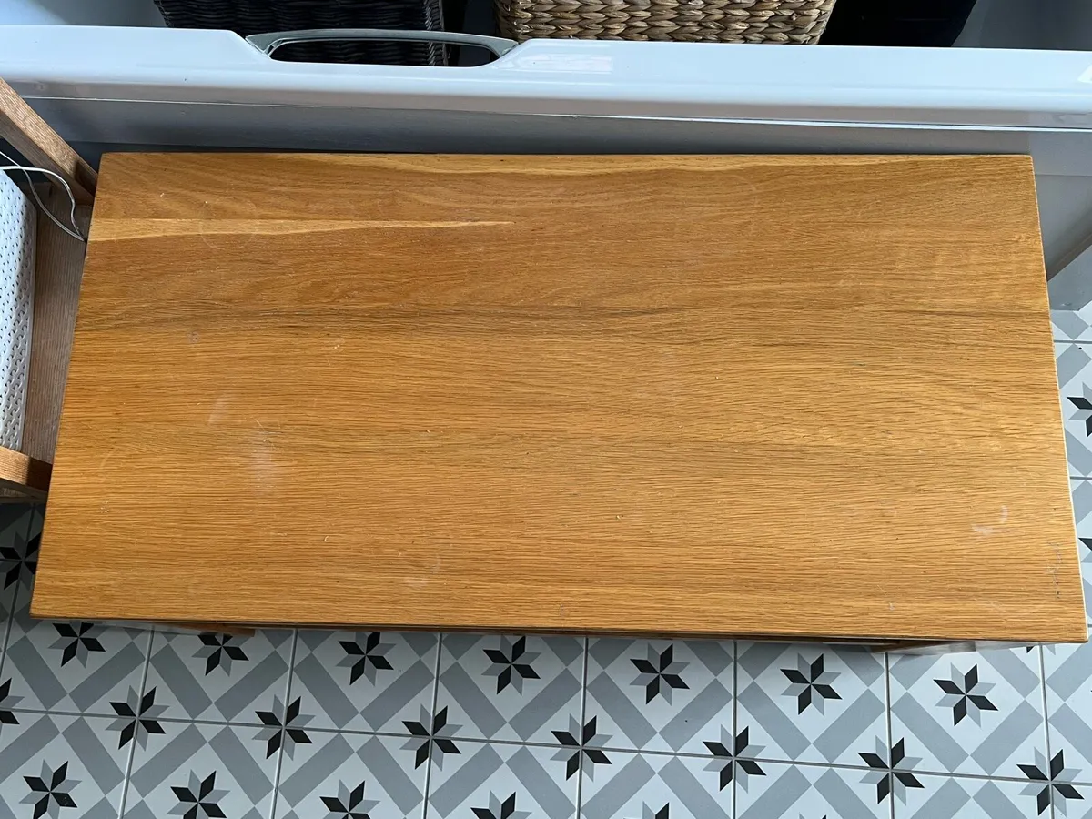 coffee table solid oak - Image 2