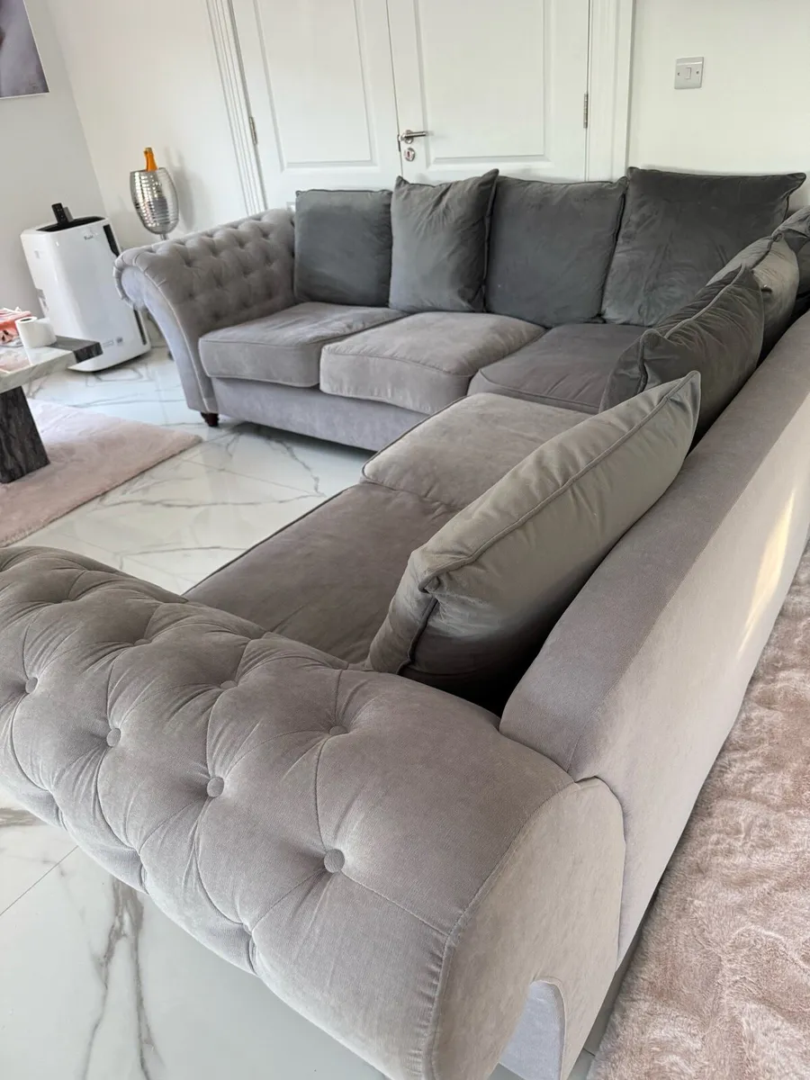 grey couch for sale Limerick - Image 2