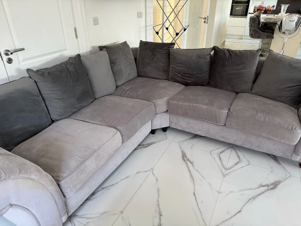 grey couch for sale Limerick - Image 3