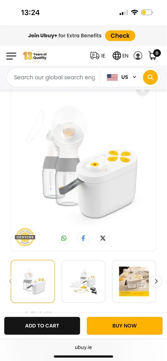 MEDELA Pump In Style Double Electric Breast Pump - Image 4