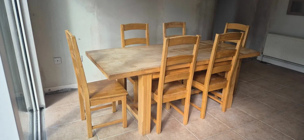 Dining table and chairs - Image 4