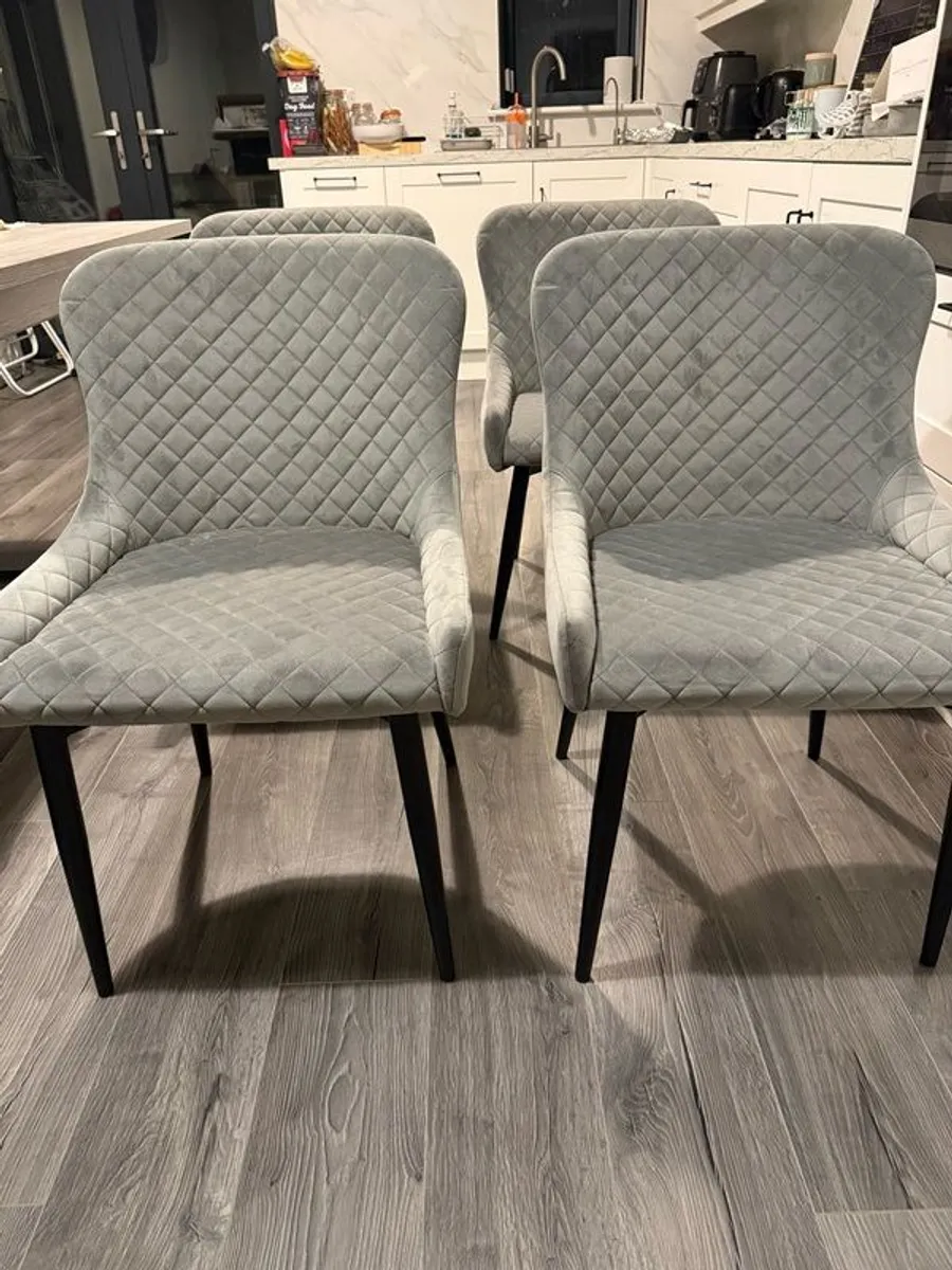 4 Dining by Chair and matching Bench - Image 3