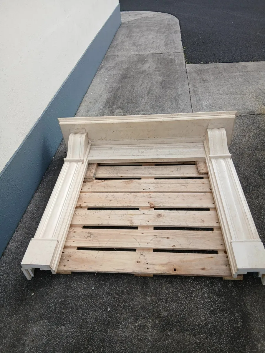 Marble fire surround - Image 1