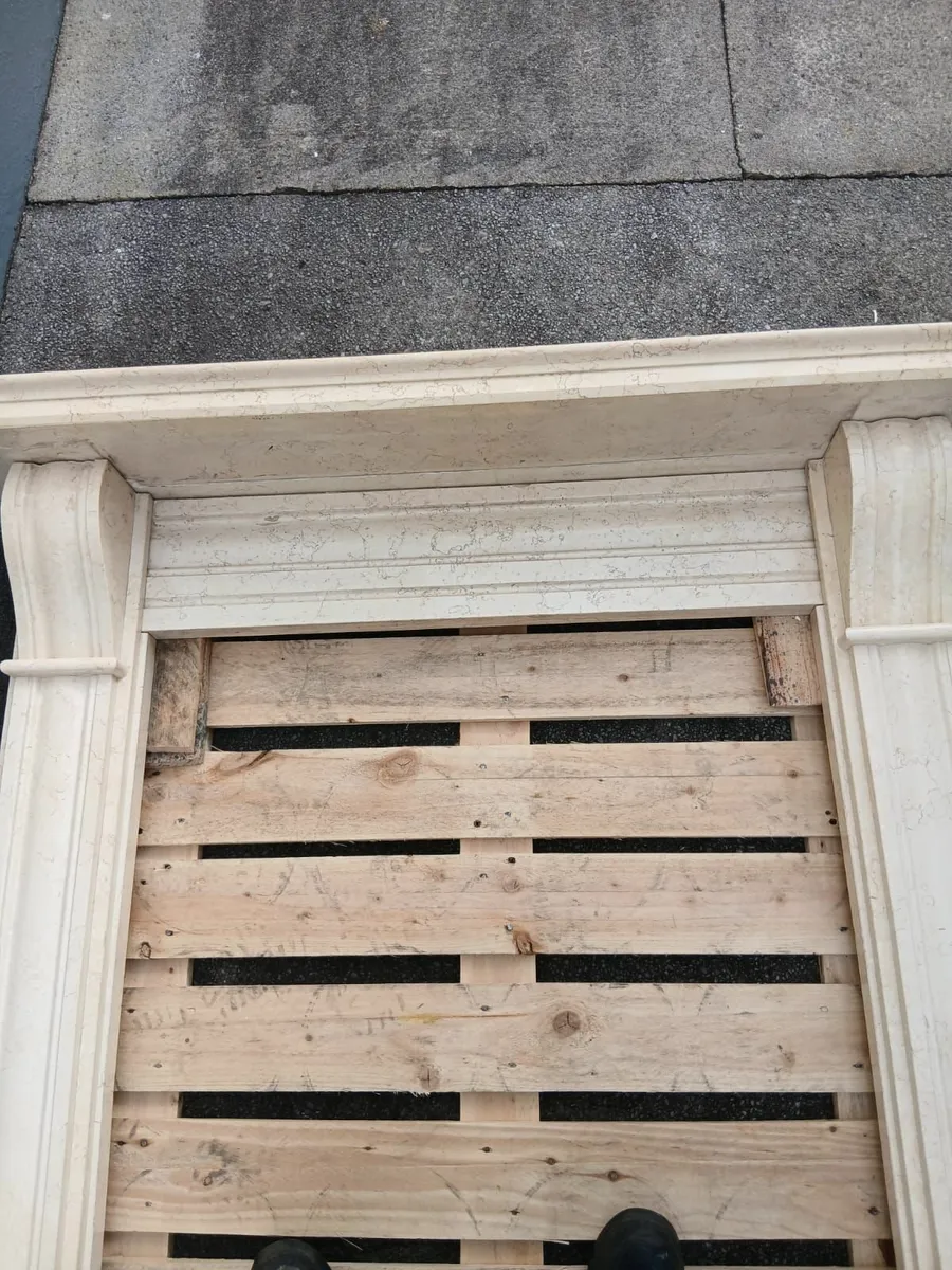 Marble fire surround - Image 2