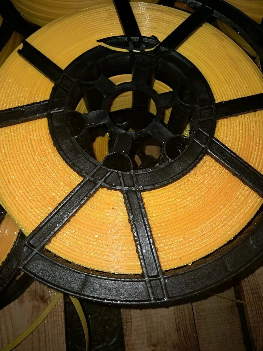 Polypropylene Hand Strapping – 12 mm (Yellow) - Image 1