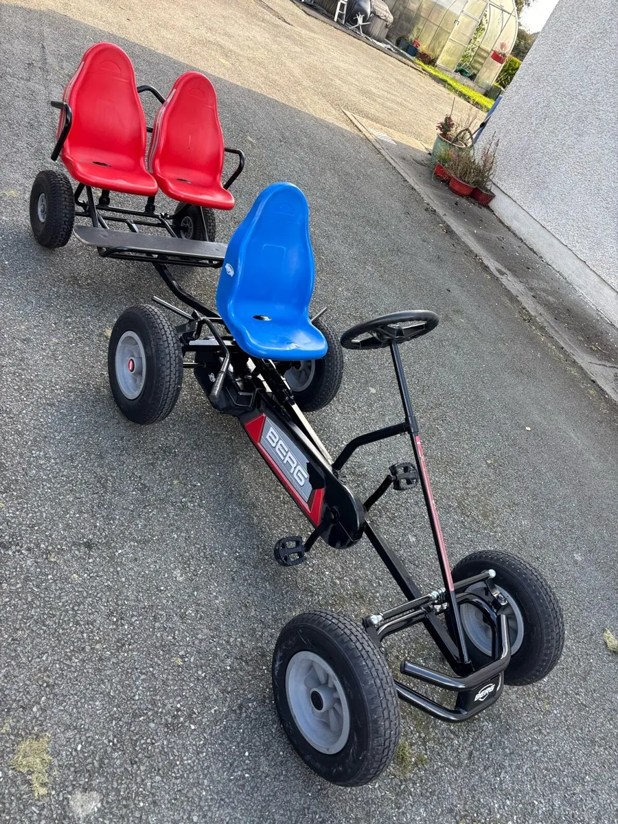 New model Berg go cart with 2 seater trailer seat - Image 1