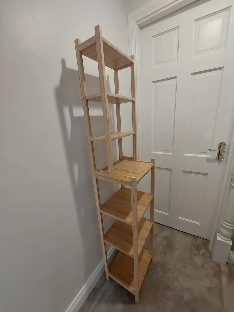 Shelving Unit Bamboo IKEA - Image 1