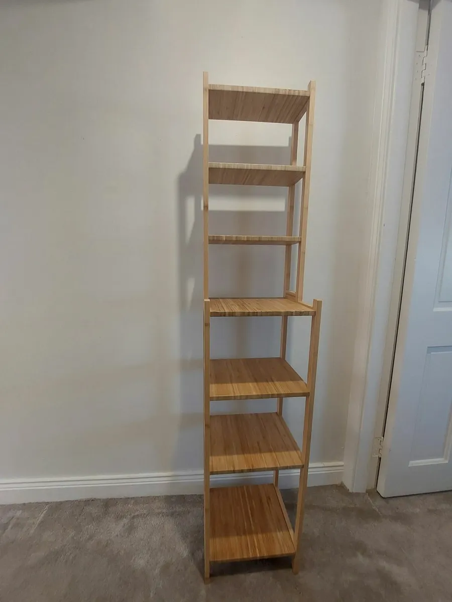 Shelving Unit Bamboo IKEA - Image 3