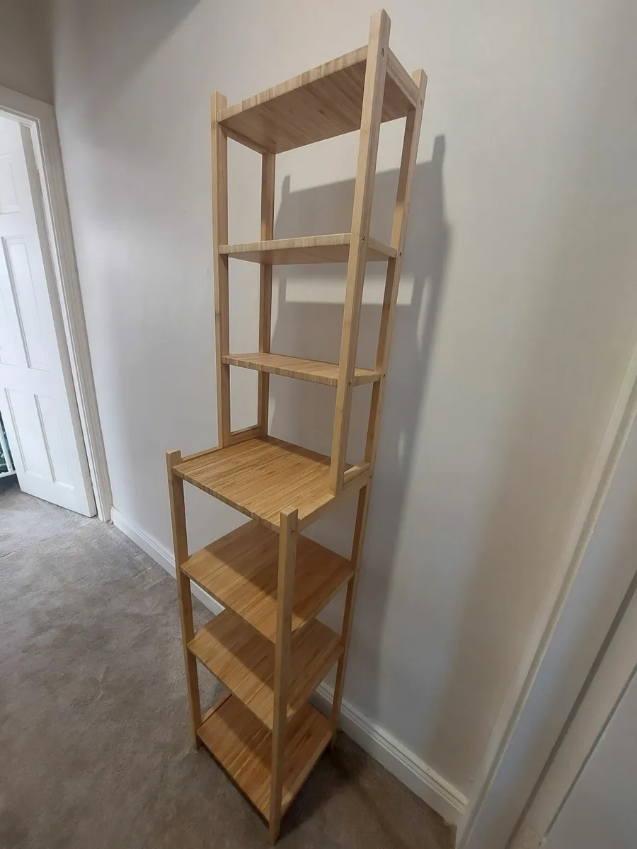 Shelving Unit Bamboo IKEA - Image 4