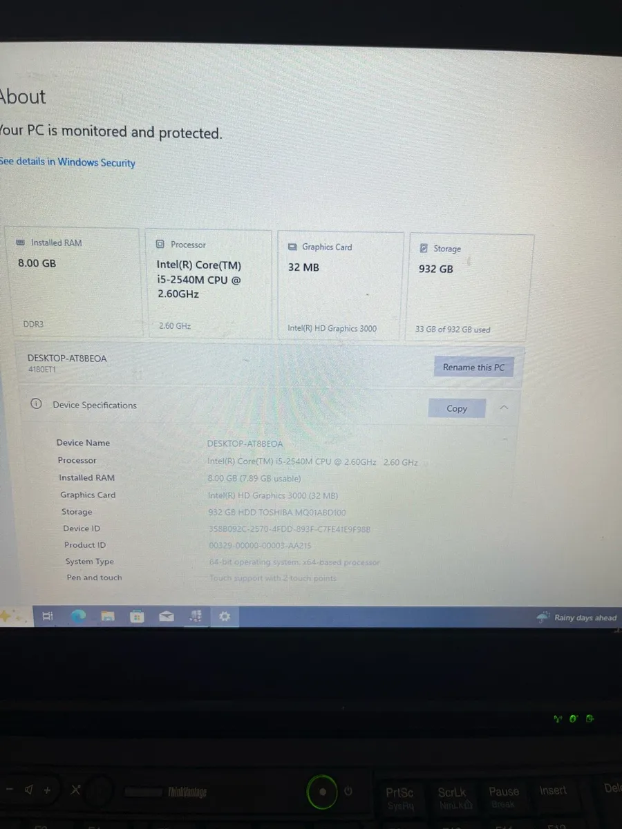 Lenovo i5 for 75 - Image 4