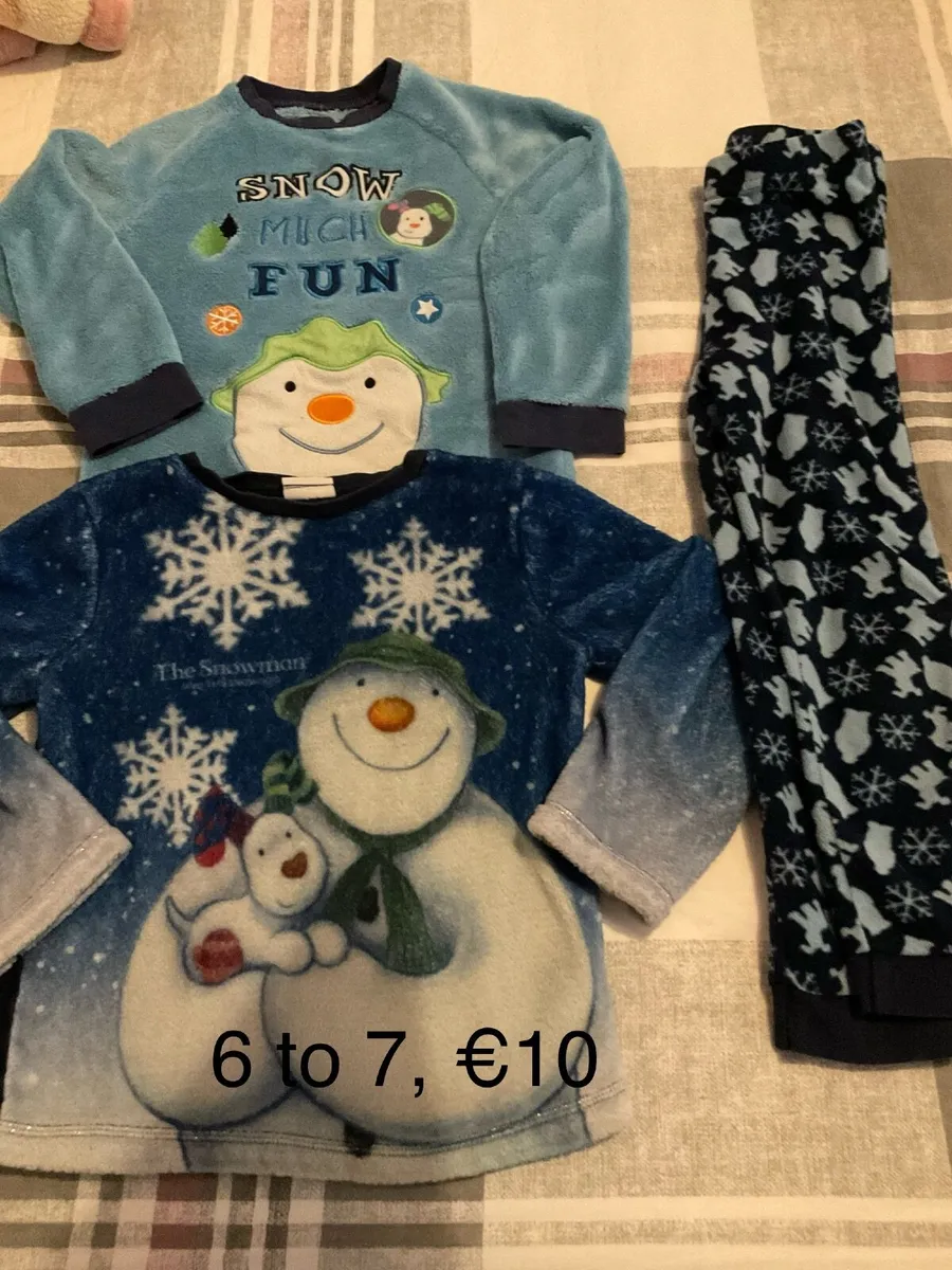 Snowman pyjamas, 6 to 7