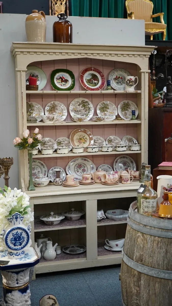 Antique Distressed Kitchen Dresser - Image 1