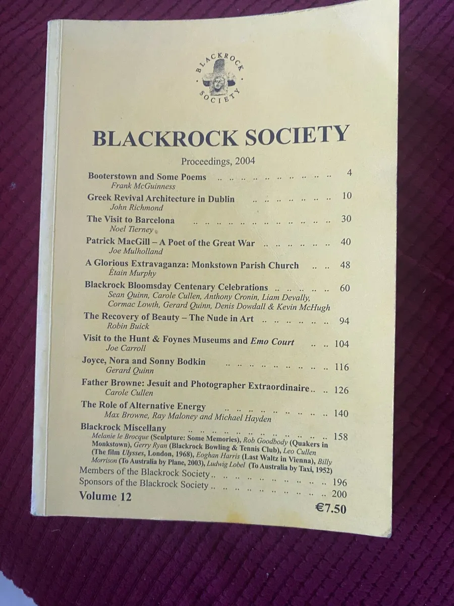 Blackrock Society-2004 - Image 1