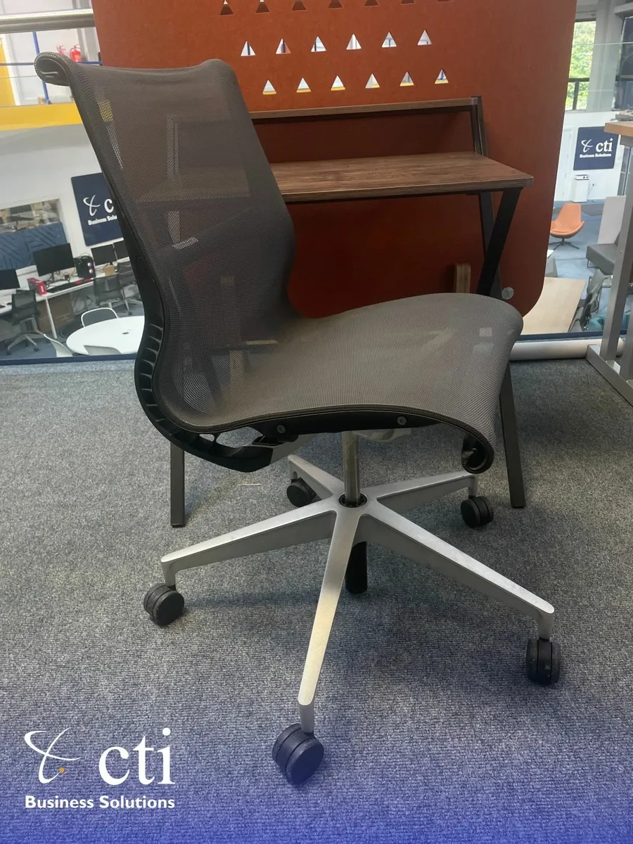 Home Office Desk & Herman Miller Setu Chair Bundle - Image 3
