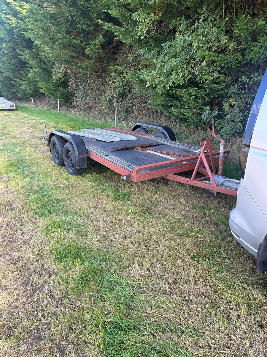 10 x5”6 ft beaver Tail braked car trailer - Image 1