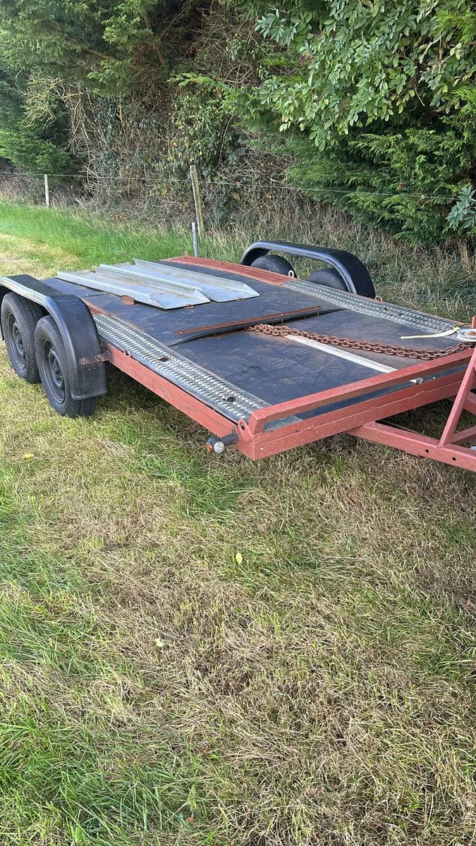 10 x5”6 ft beaver Tail braked car trailer - Image 2