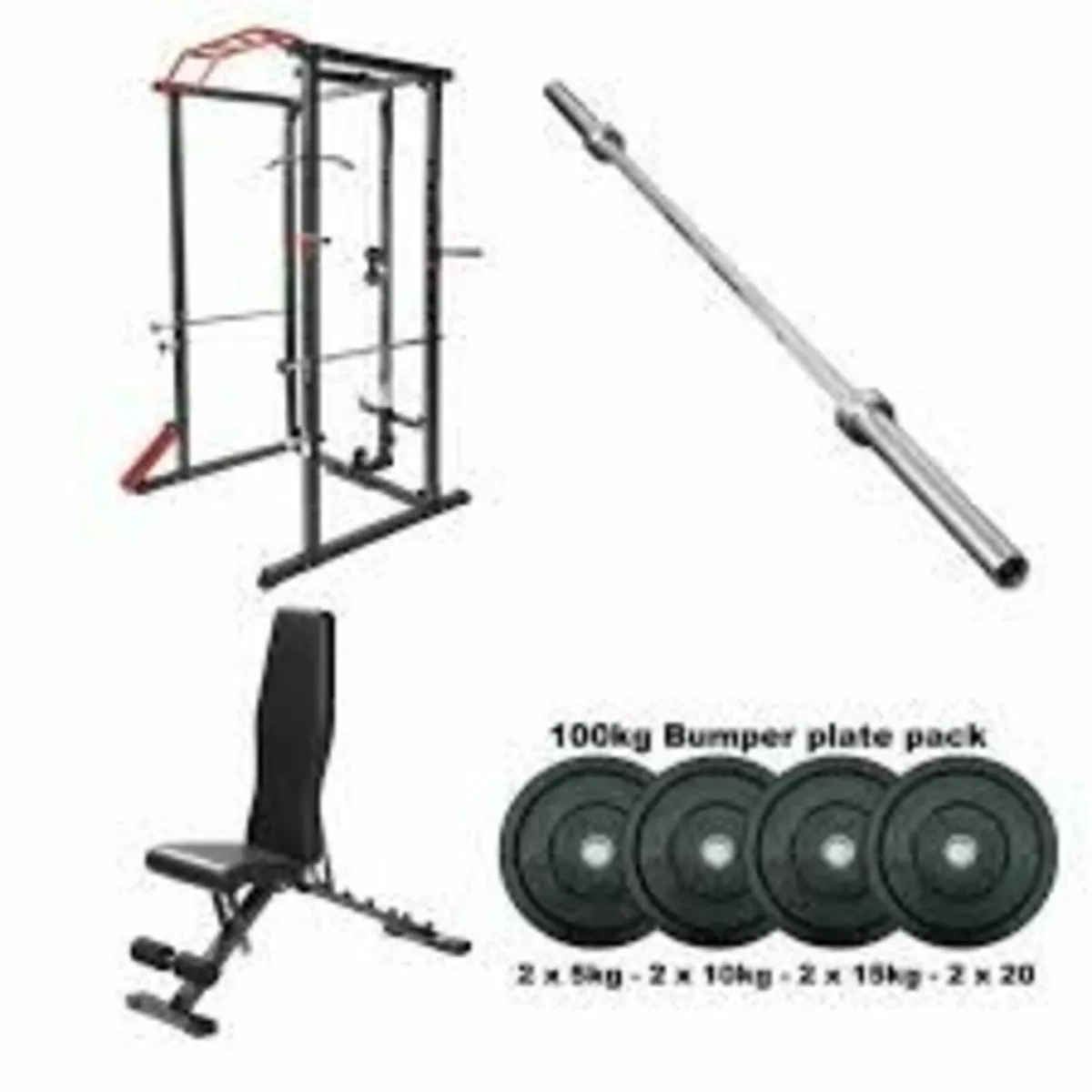 Powerrack 120kg Bundle-Free delivery