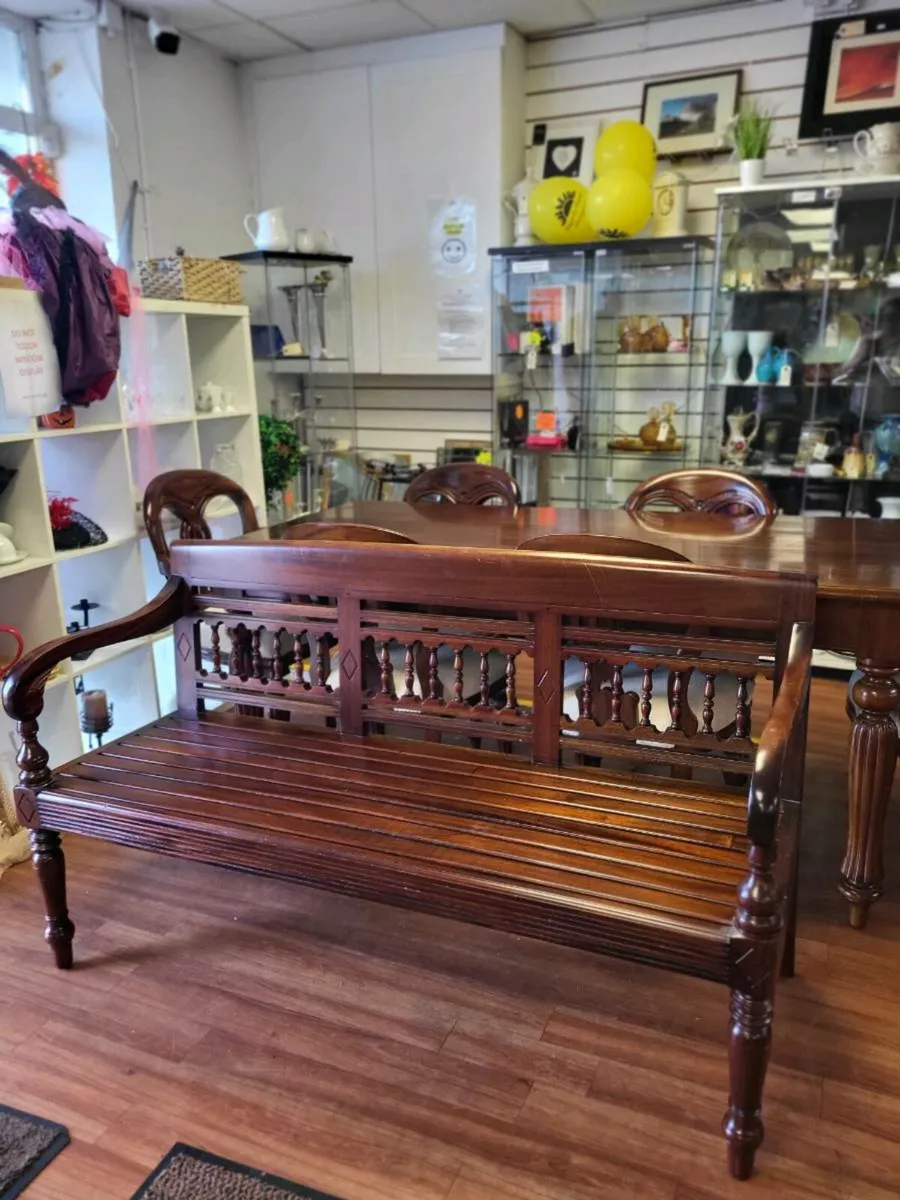 North West Hospice Charity Shop bench
