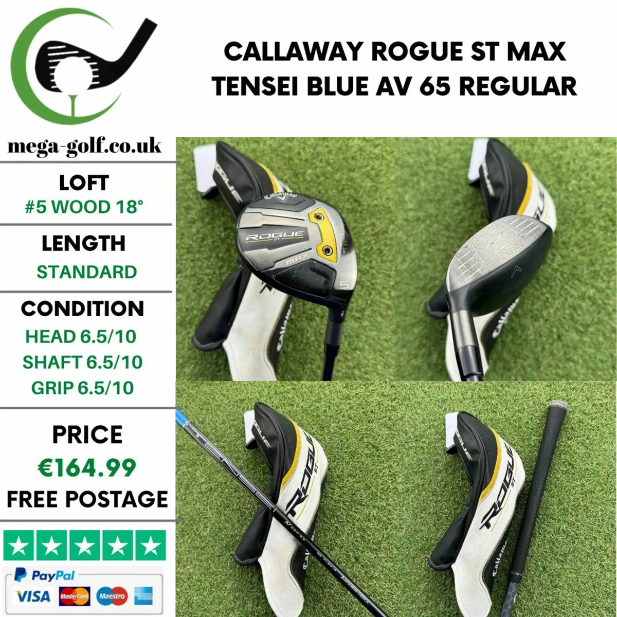 Callaway Rogue St Max #5 Wood 18° / Regular - Image 1