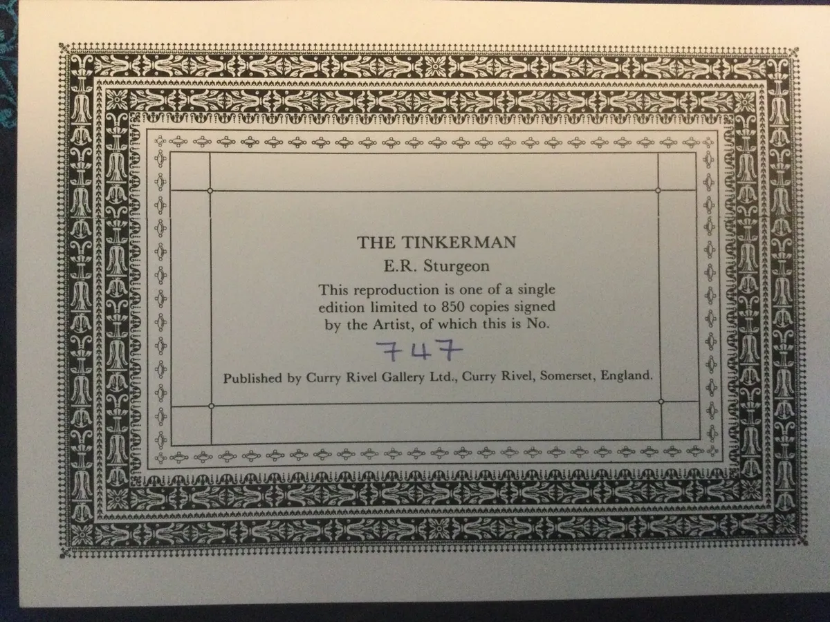 XL Framed Print “The Tinkerman” - Image 3