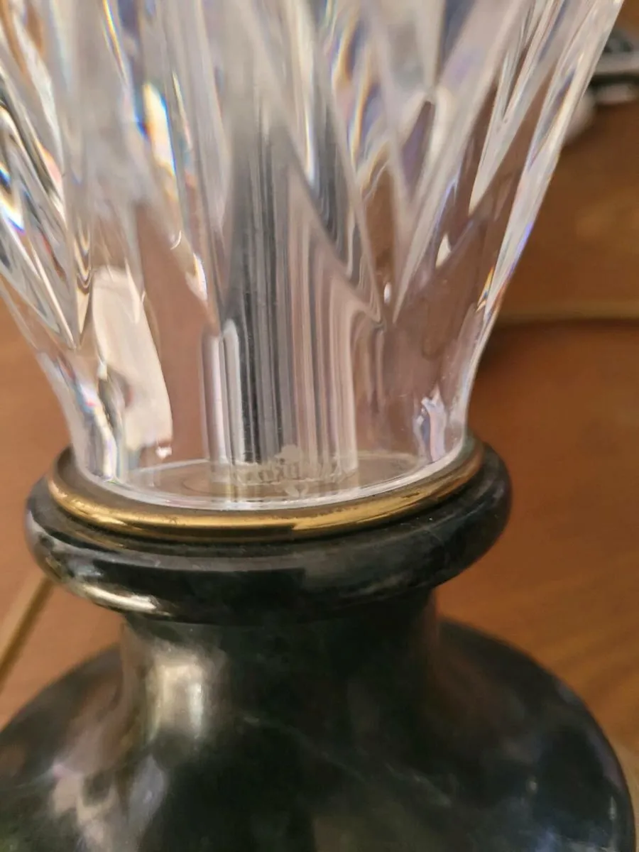 Waterford crystal lamps - Image 2