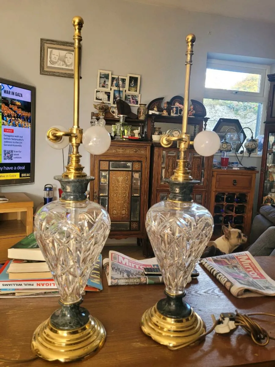 Waterford crystal lamps - Image 1