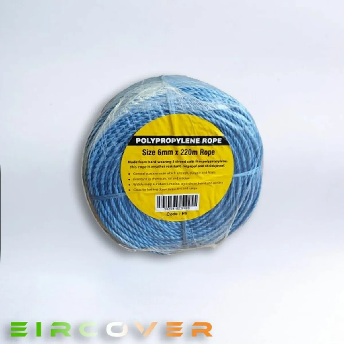 General purpose poly rope - 6mm / 220m - Blue - Image 1