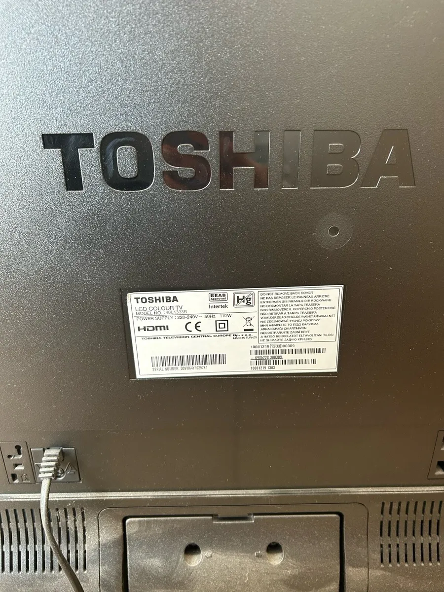 40” Toshiba TV - Image 4