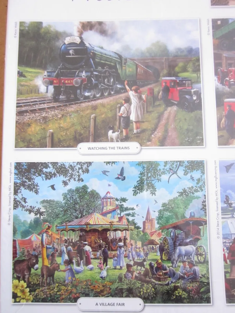 New King Classic Collection 5 Puzzles 1,000 - Image 3