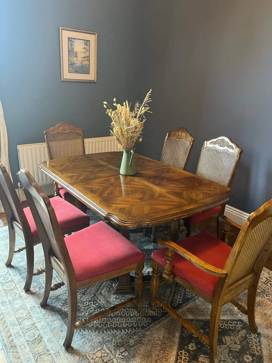 Dining Table and 6 Chairs - Image 1