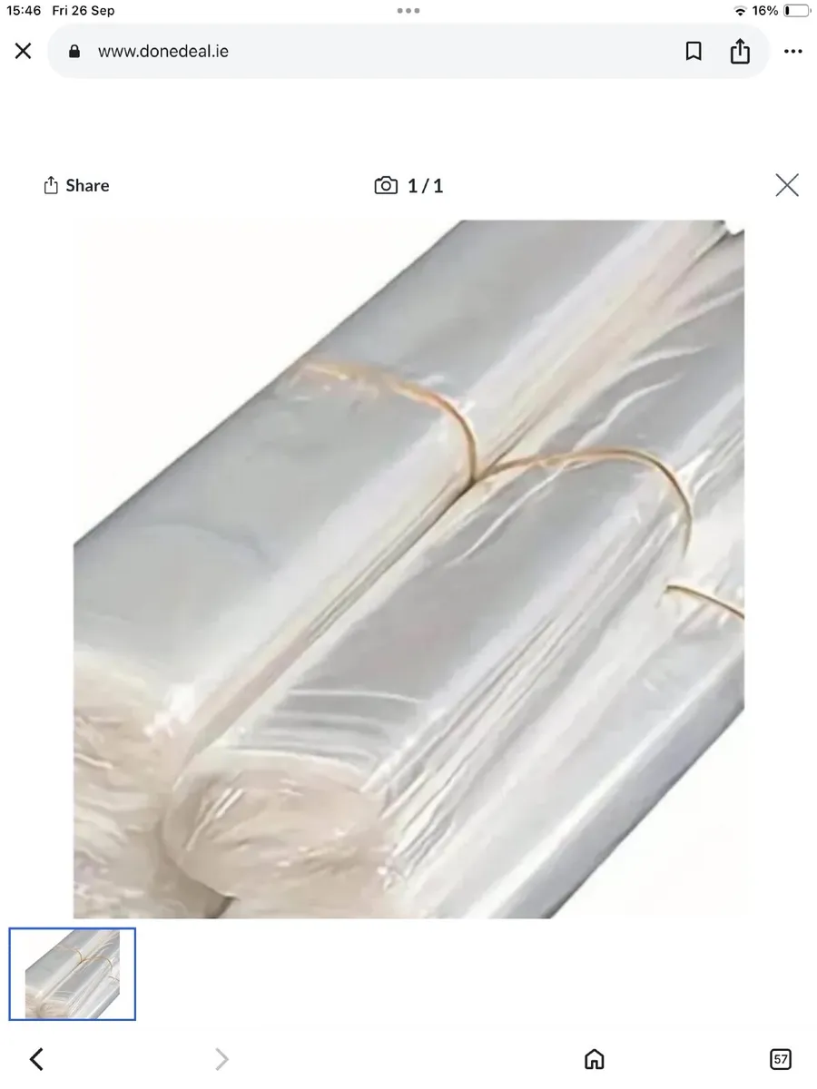 Plastic Kindling Bag – 14″x 26″ Perforated