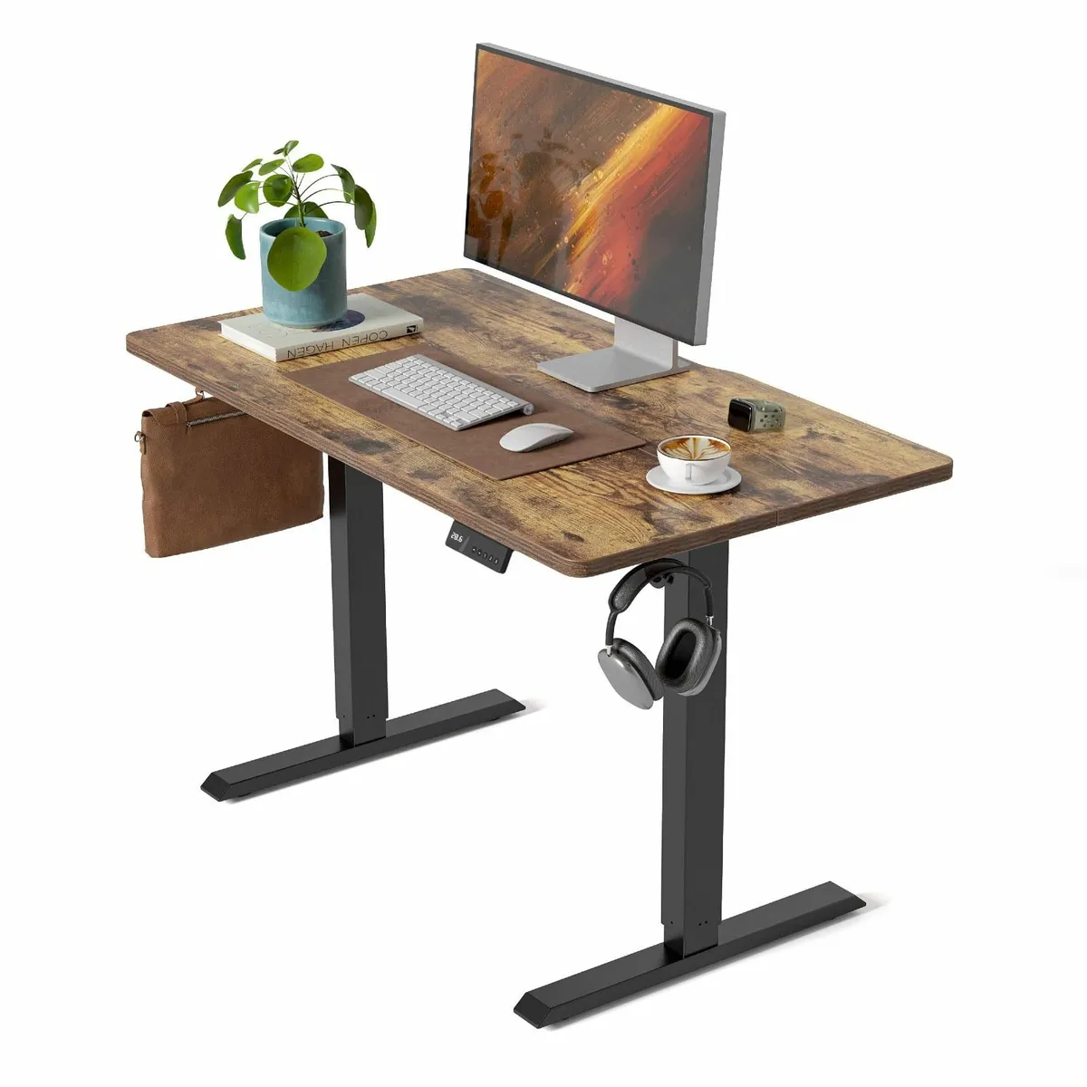 Electric Standing Desk 100 X 60 cm Heigh Adjustabl - Image 1