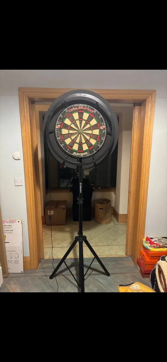FULL Dartboard Stand Setup - Image 1