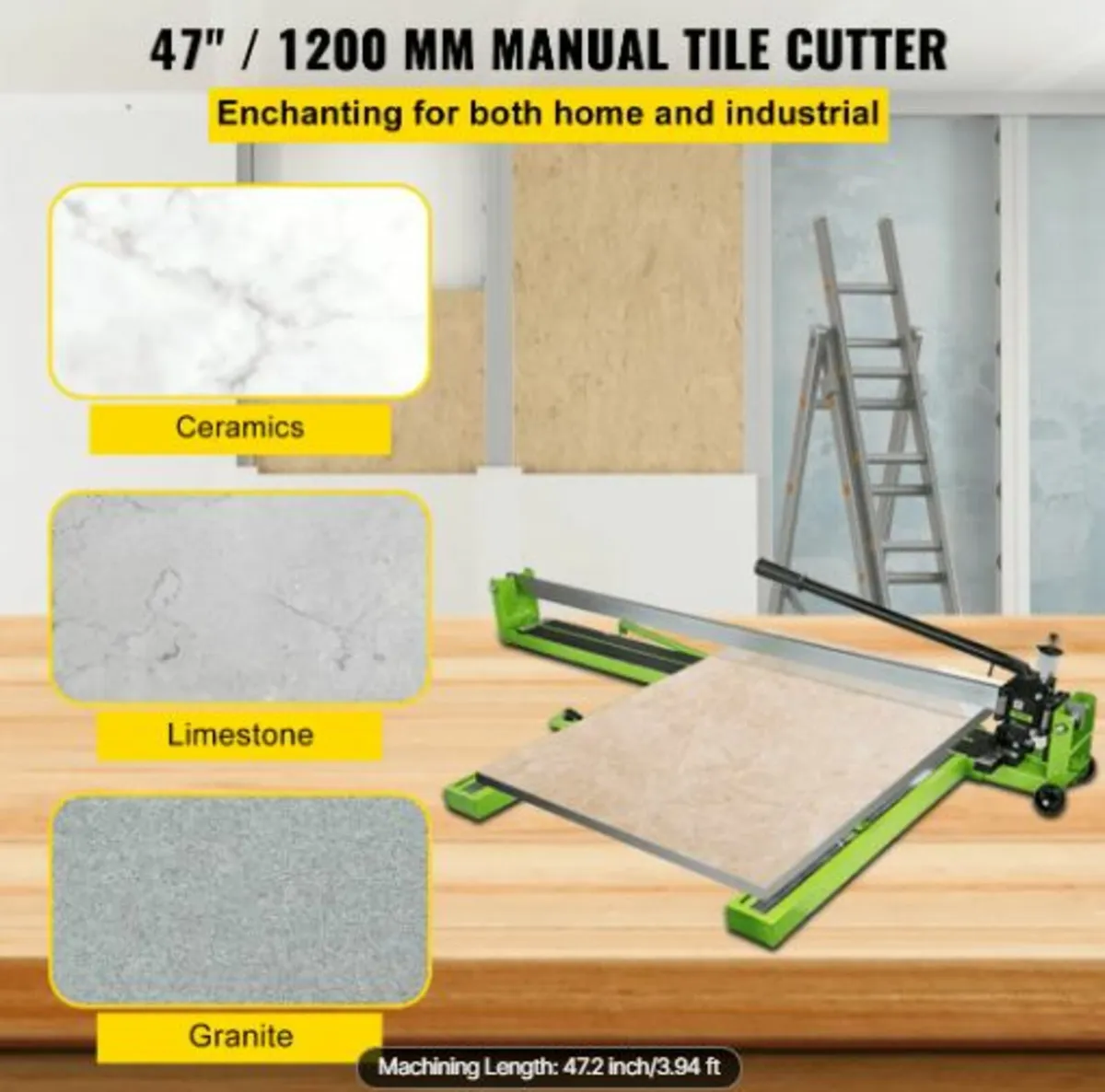 Tile Cutter 47-Inch Manual Tile Cutter 1.4-Inch - Image 2