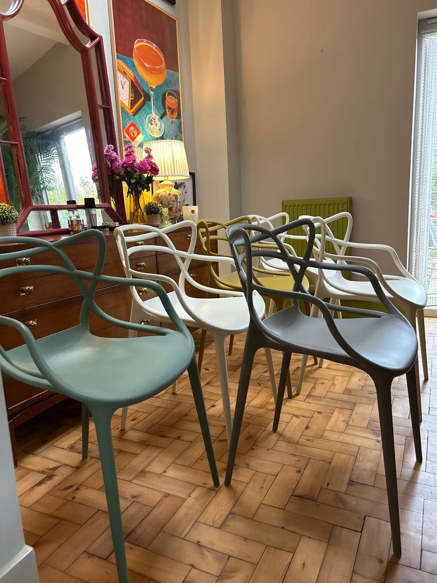 Set of 6 Kartell Masters Dining Chairs - Image 1