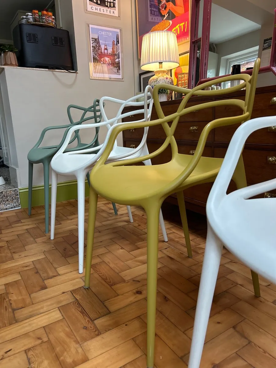 Set of 6 Kartell Masters Dining Chairs - Image 4