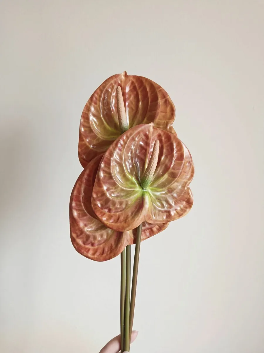 9 pcs artificial anthurium for home decoration - Image 1