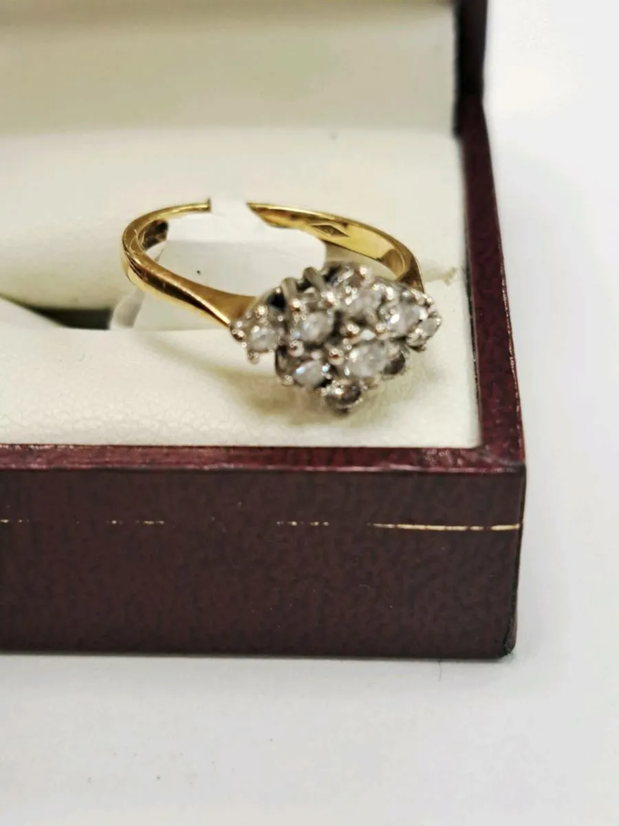 18K Gold Diamond Ring 18CT - Image 3