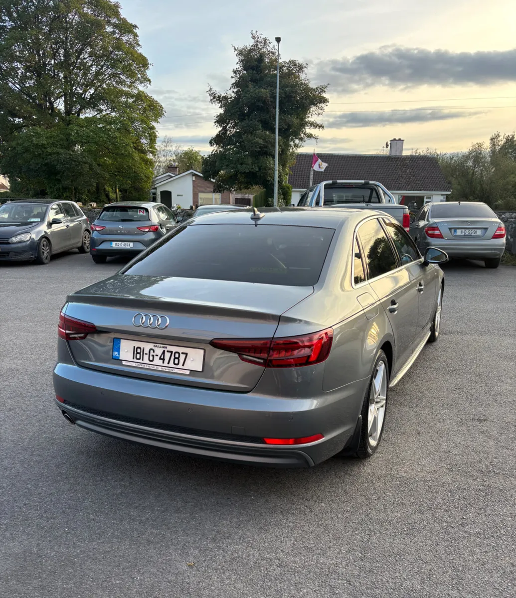 2018 Audi A4 2.0 TDI Sline Auto - Image 4
