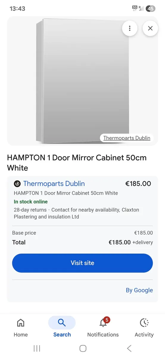 Bathroom cabinet