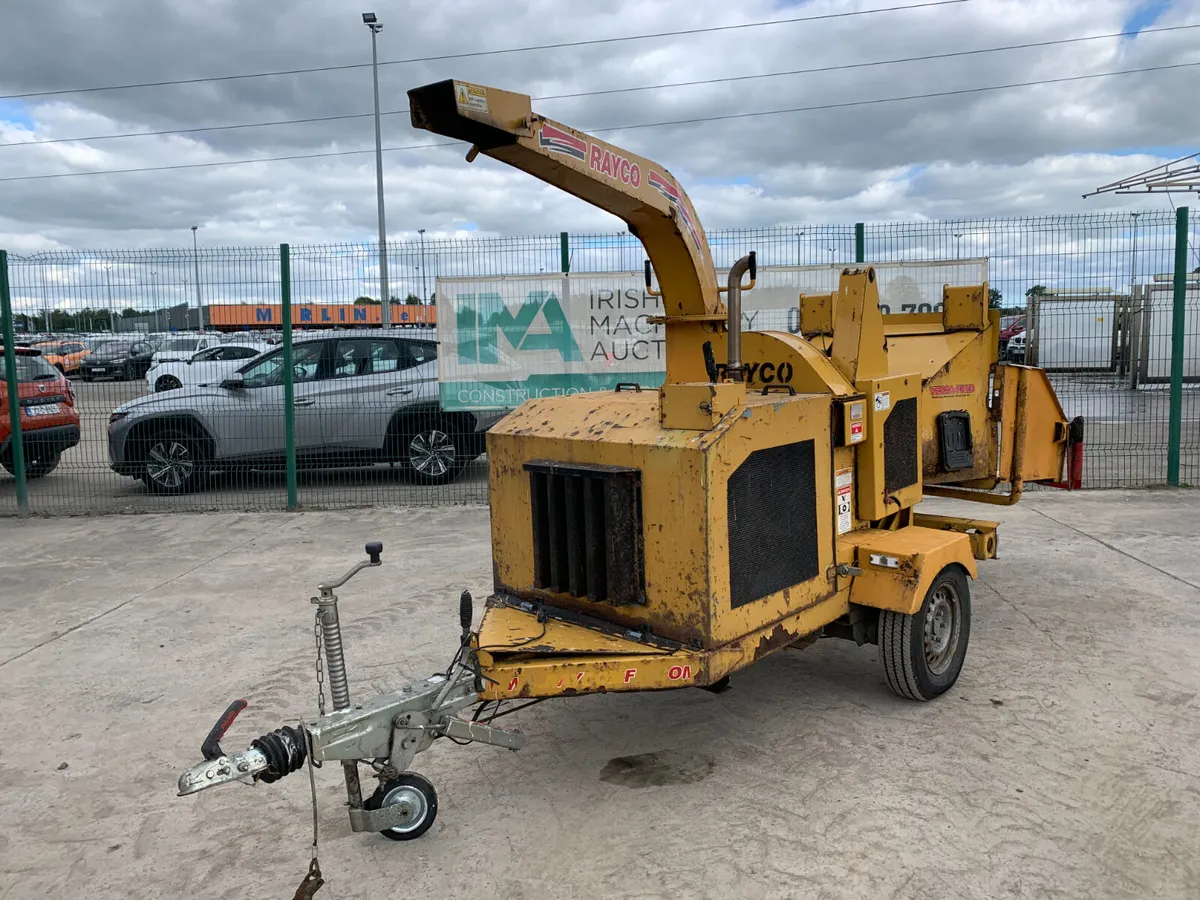 RAYCO 8" DIESEL WOOD CHIPPER FOR AUCTION - NAAS - Image 1